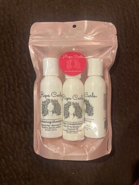 Rizos Curls Travel 3 Pack- Hydrating Shampoo, Deep Cond., Curl Cream 2 oz. Each